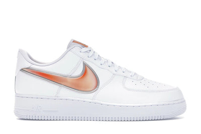 Nike Air Force 1 Low Oversized Swoosh White Orange Peel