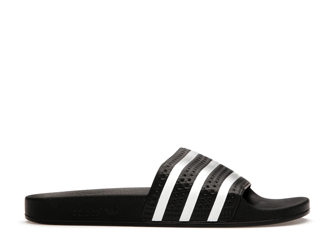 adidas Adilette Slides Black White