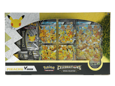 Pokémon TCG 25th Anniversary Celebrations Pikachu V Union Special Collection Box