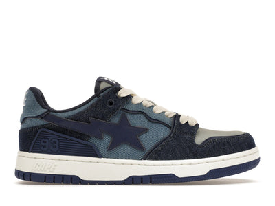 A Bathing Ape Sk8 Sta Indigo Denim