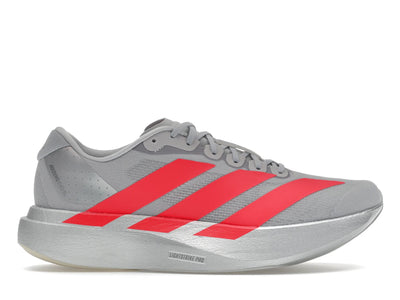 adidas Adizero Evo SL Silver Metallic Lucid Red