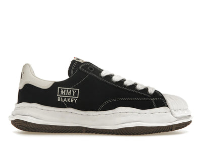 Maison Mihara Yasuhiro Blakey OG Sole Canvas Low Schwarz Weiß