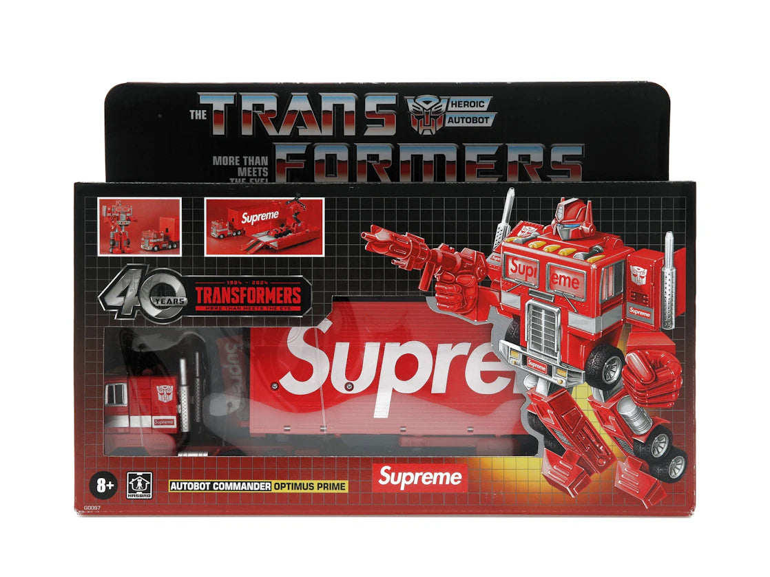 Supreme Transformers G1 Optimus Prime Figur Rot