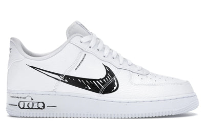 Nike Air Force 1 Low Sketch White Black