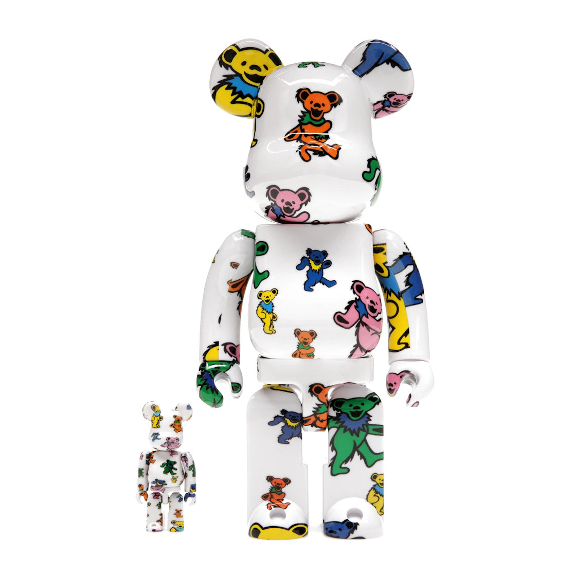 Bearbrick x Grateful Dead (Dancing Bear) 100% & 400% Set