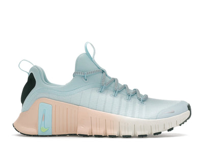 Nike Free Metcon 6 Premium Glacier Blue Washed Coral Vintage Green Metallic Silver (Women's)