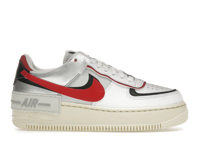 Nike Air Force 1 Low Shadow White Silver Gym Red (Women's)