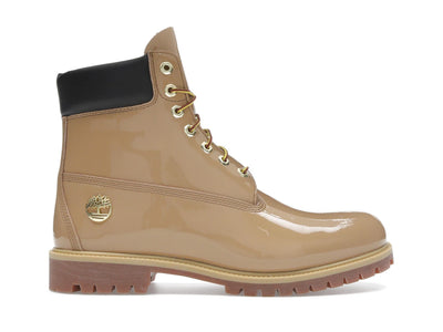Timberland 6" Premium Waterproof Patent Boots Finch Wheat