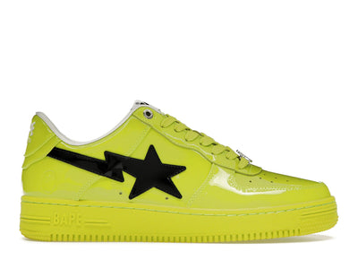 A Bathing Ape Bape Sta #2 Yellow Patent