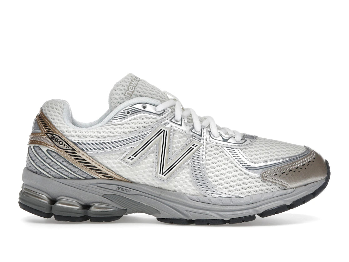 New Balance 860v2 Sea Salt Gold Metallic