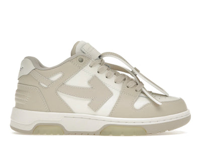 Off-White Out Off Office Calf Leather White Beige (Women's)