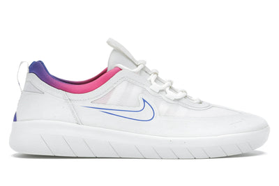 Nike SB Nyjah Free 2 Summit White Pink Blast Racer Blue