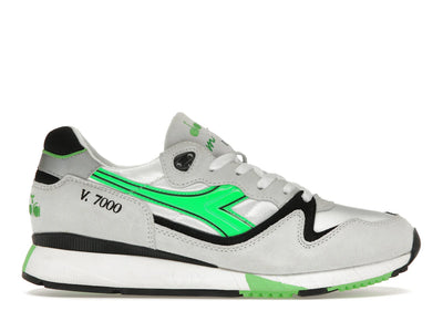 Diadora V7000 OG White Fluorescent Green