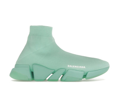 Balenciaga Speed 2.0 Recycled Transparent Sole Green (Women's)