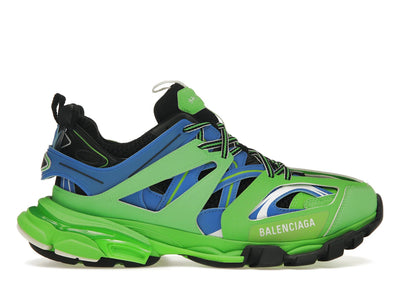Balenciaga Track Trainers Green Blue