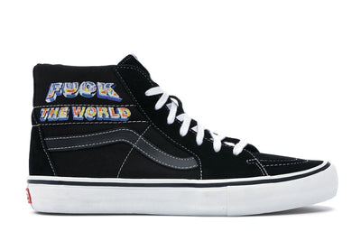 Vans Sk8-Hi Supreme Fuck the World Black