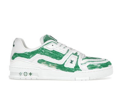 Louis Vuitton Trainer Colored-In Motif Green