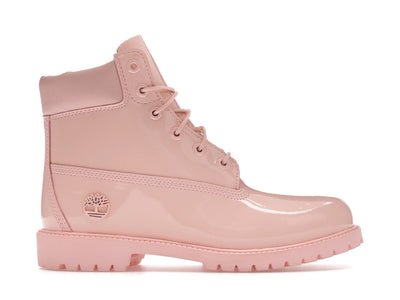 Timberland 6" Premium Waterproof Patent Boots Pink (GS)