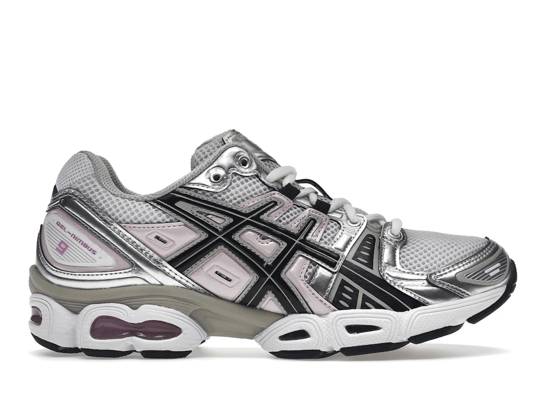 ASICS Gel-Nimbus 9 White Black Light Pink (Women's)