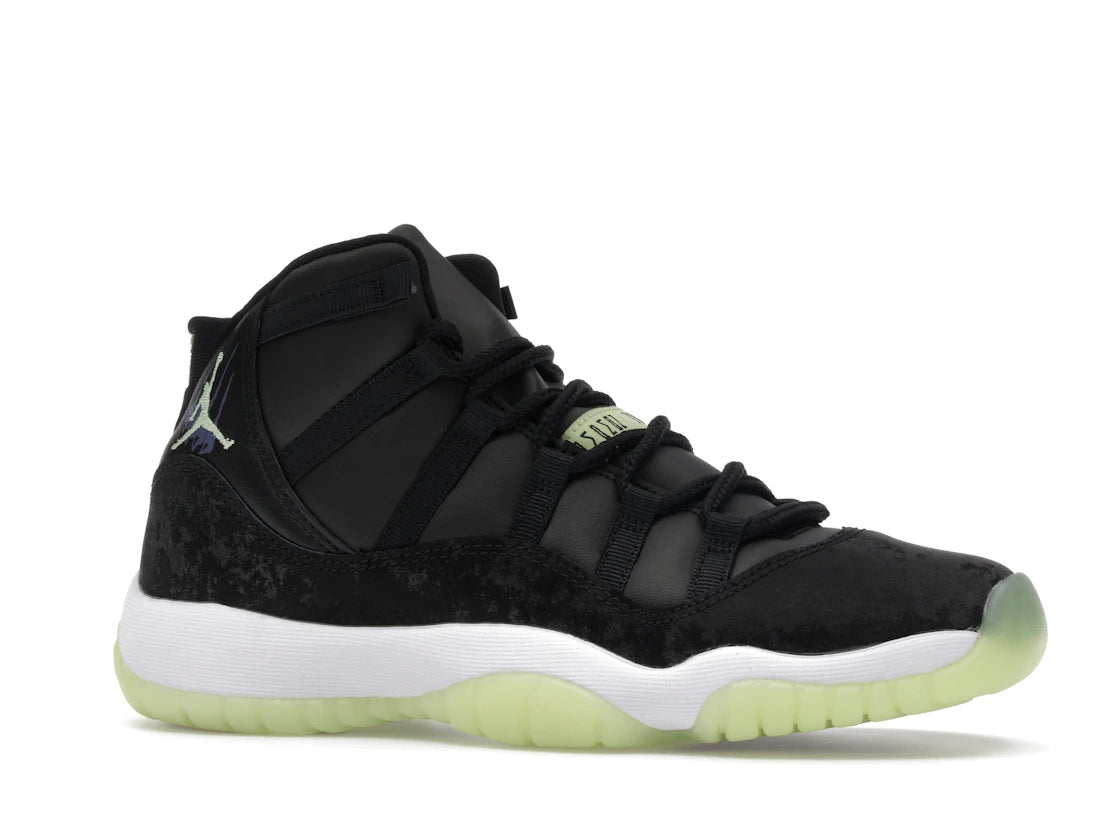 Jordan 11 Retro Black Barely Volt (GS)