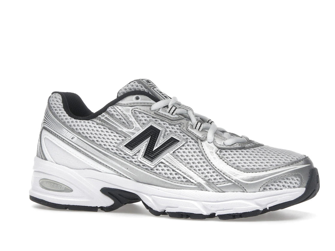 New Balance 740 White Silver Metallic Navy