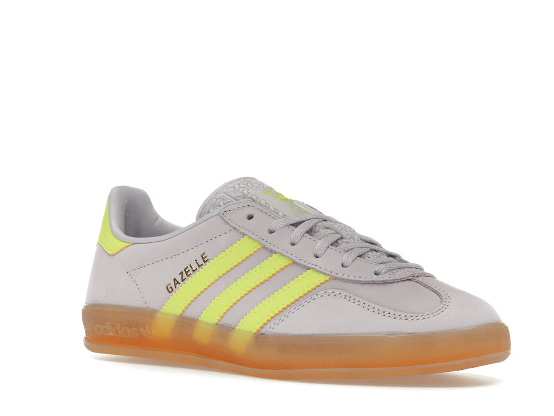 adidas Gazelle Indoor Silver Dawn Solar Yellow (Damen)