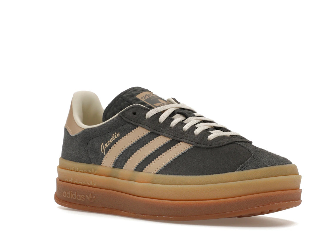 adidas Gazelle Bold Grey Magic Beige Gum (Women's)