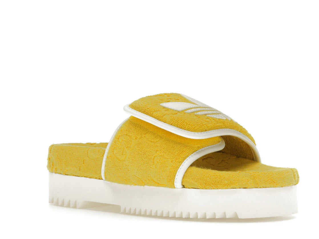 adidas x Gucci GG Plateau-Sandale Gelb (Damen)