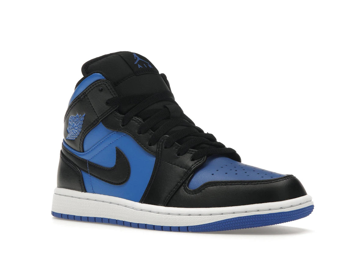 Jordan 1 Mid Black Royal Blue