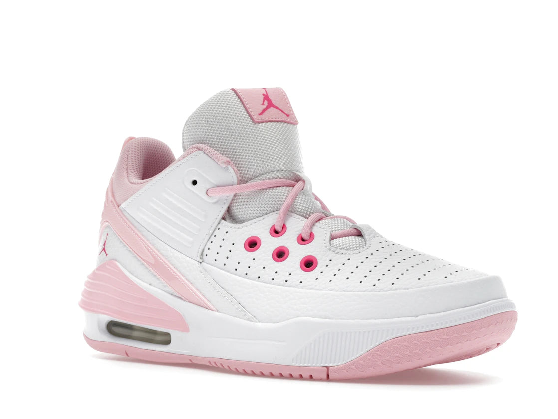 Jordan Max Aura 5 Weiß Fierce Pink Medium Soft Pink (GS)