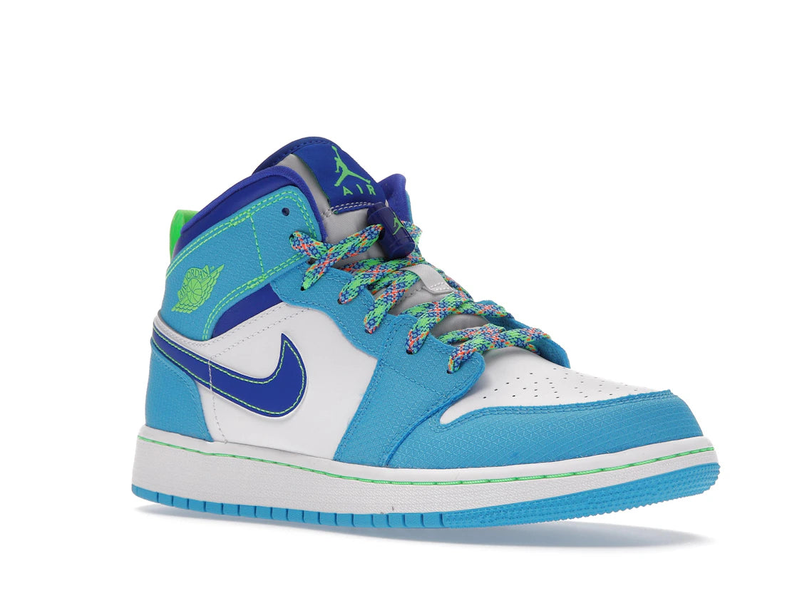 Jordan 1 Mid SE Sprite Blue (GS)
