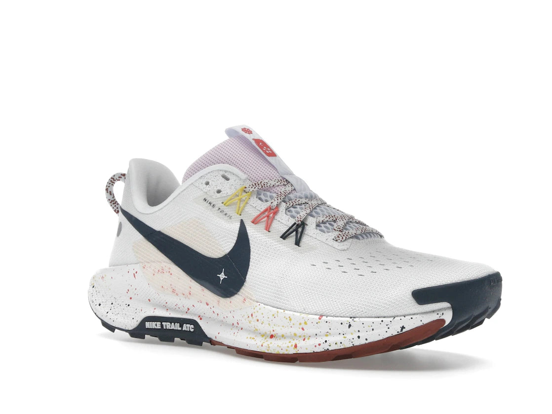 Nike React Pegasus Trail 5 Summit White Football Gray Pink Foam Armory Navy