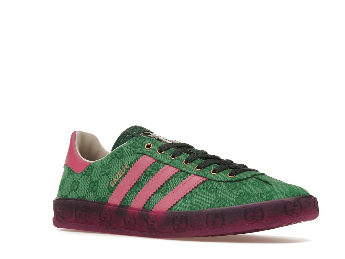 adidas x Gucci Gazelle Green GG Monogram (Damen)