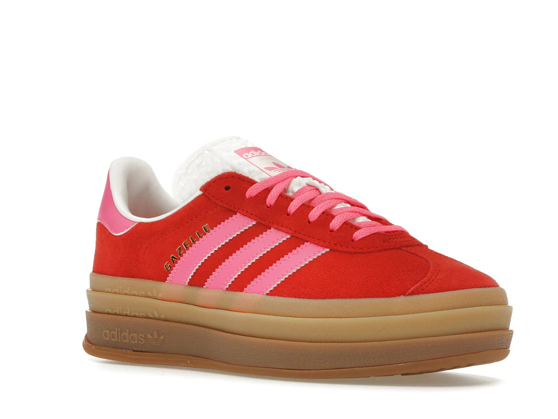adidas Gazelle Bold Collegiate Red Lucid Pink (Women's)