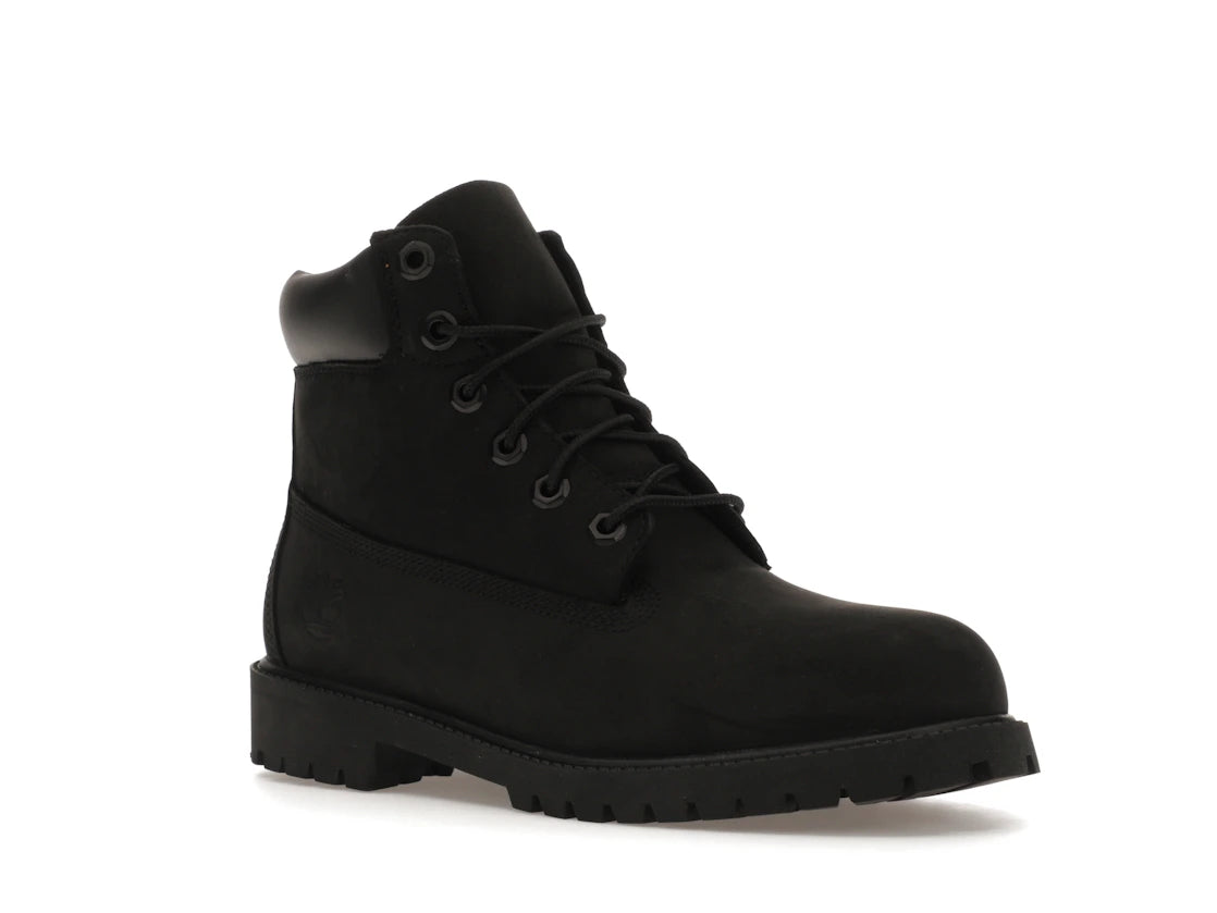 Timberland 6" Premium Boot Black Nubuck (GS)