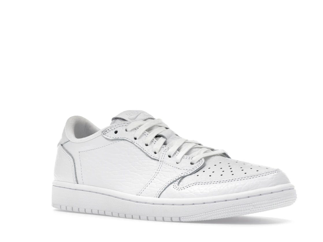 Jordan 1 Retro Low Swooshless Triple White (2025)