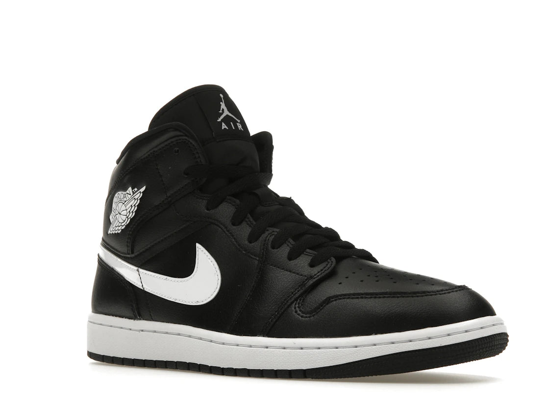 Jordan 1 Mid Black White (Women's)
