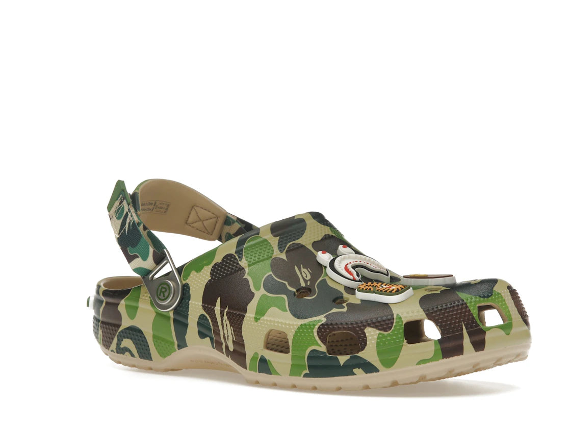 Crocs Classic Clog A Bathing Ape ABC Camo Grün