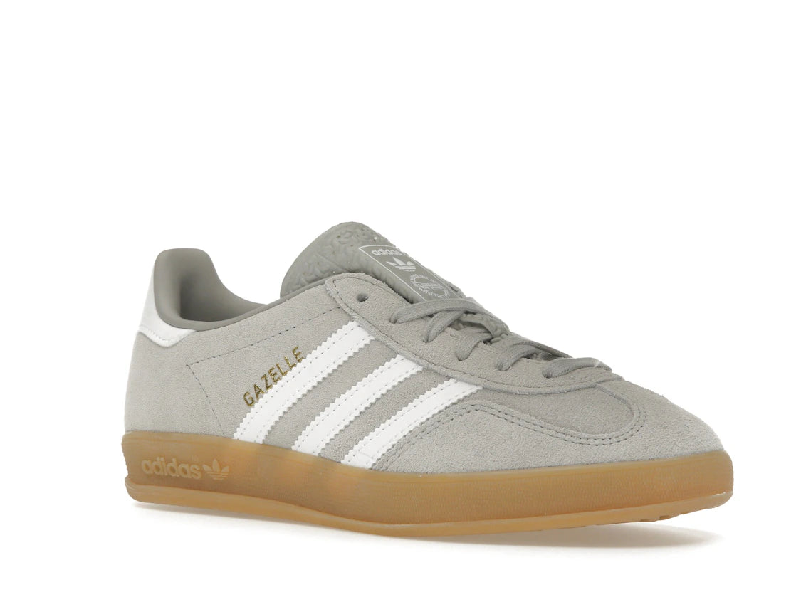 adidas Gazelle Indoor Grau Wolke Weiß Gold Metallic