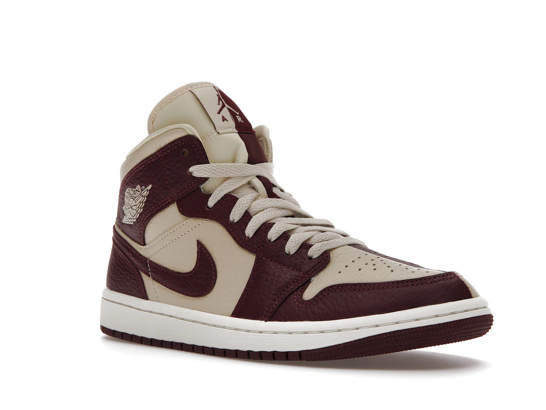 Jordan 1 Mid SE Split Beach Cherrywood Red (Women's)