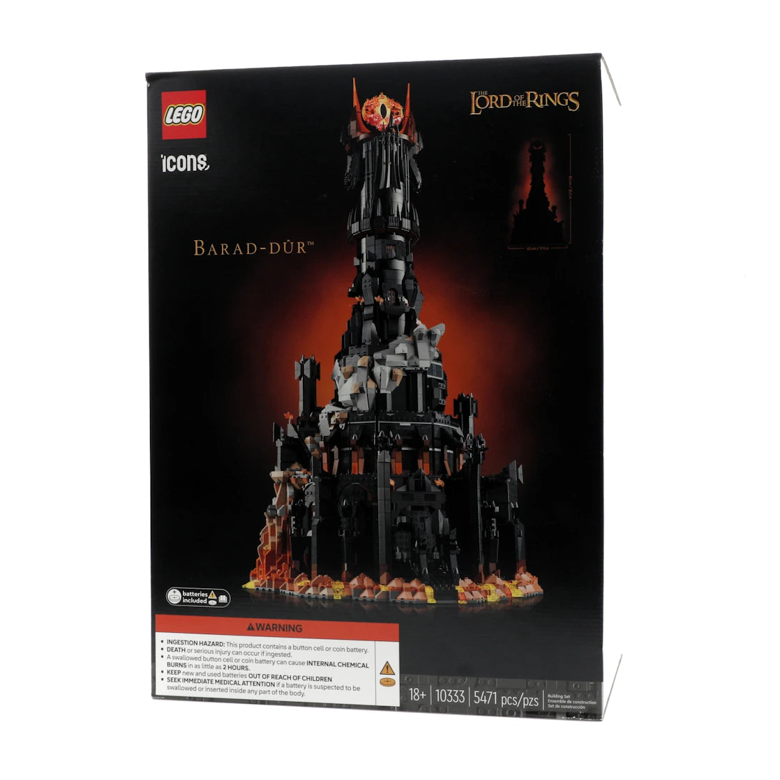 LEGO Icons Der Herr der Ringe Barad-dûr Set 10333