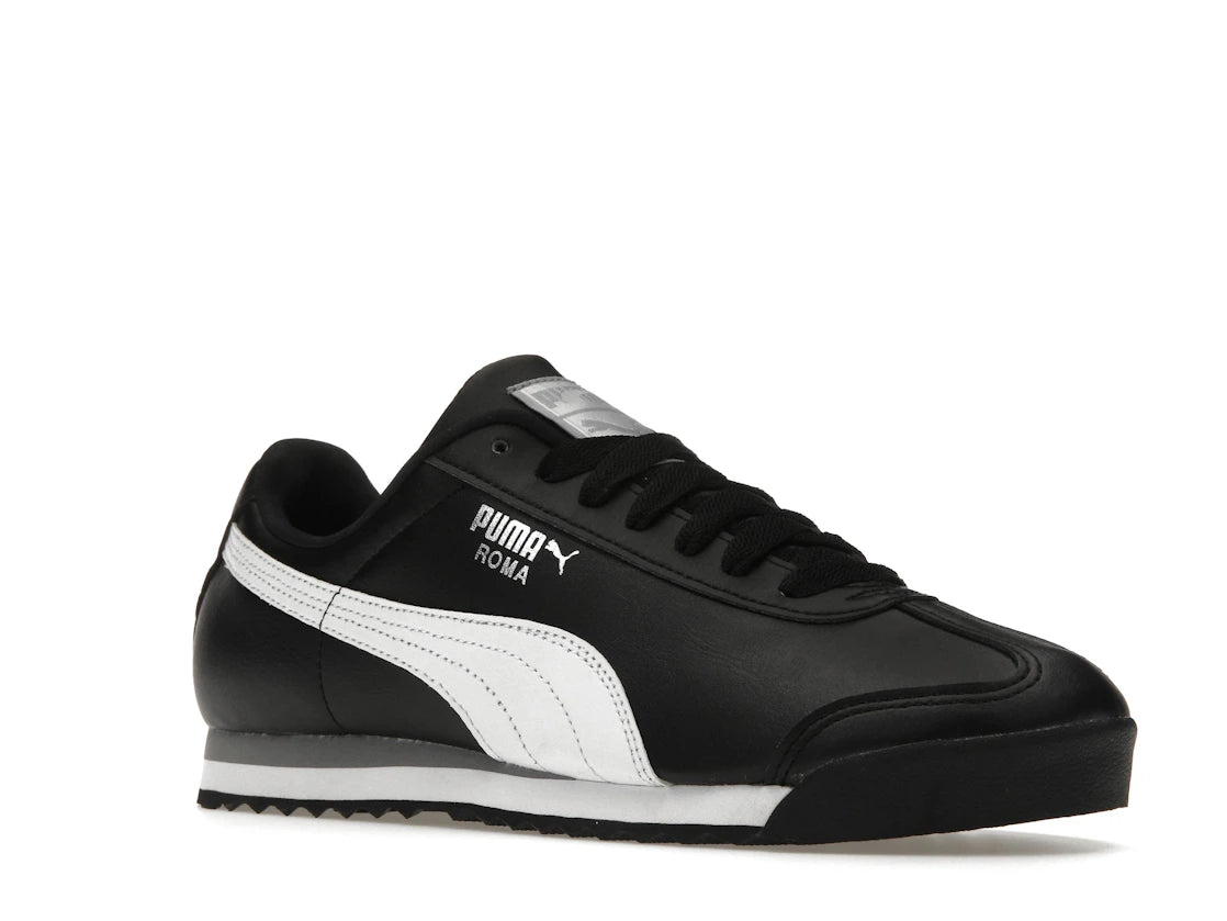 Puma Roma Basic Schwarz-Weiß-Puma Silber