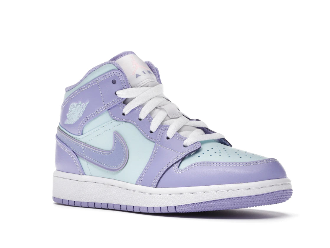 Jordan 1 Mid Purple Aqua (GS)