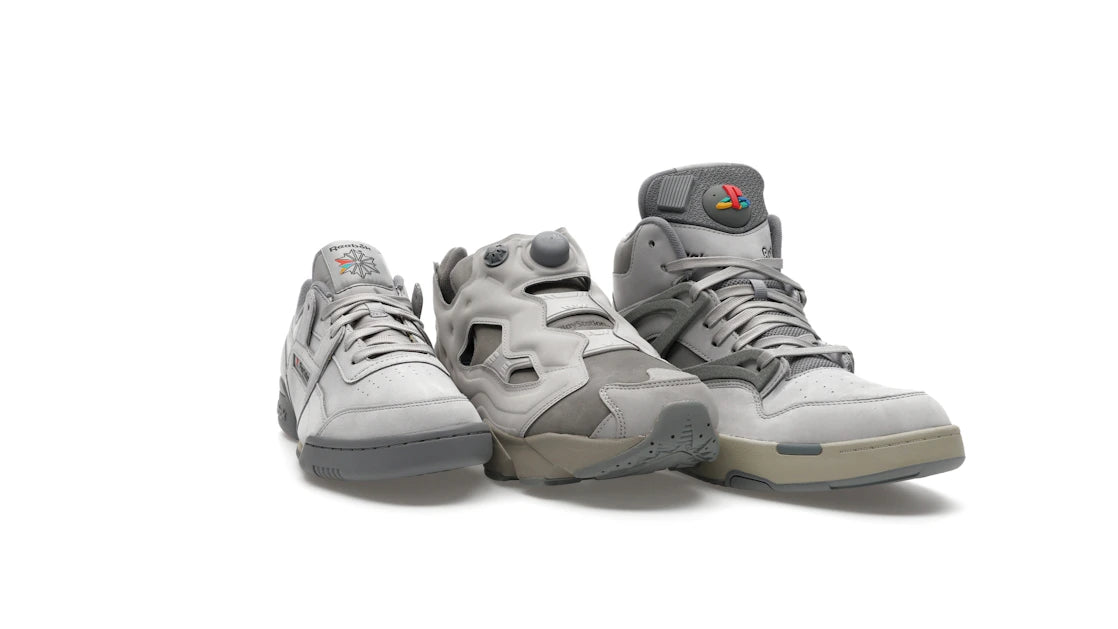 Reebok Workout Plus, Reebok Pump Omni Zone II & Reebok Instapump Fury 94 PlayStation 30th Anniversary Stacking Box
