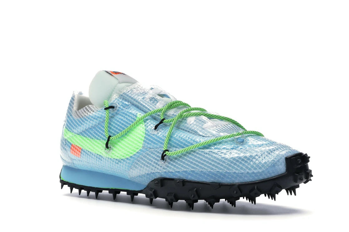 Nike Waffle Racer Off-White Vivid Sky (Damen)
