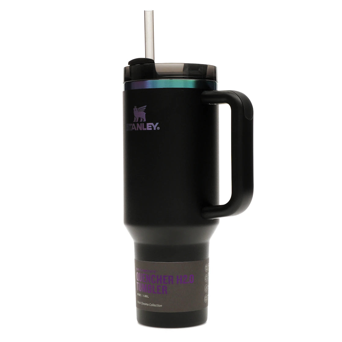 Stanley The Black Chroma Collection Flowstate Quencher 40oz Tumbler Black Chroma