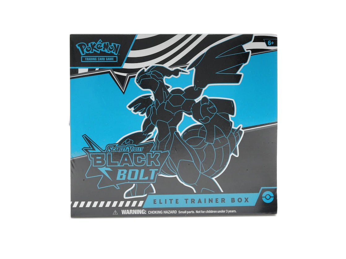 2025 Pokémon Scarlet & Violet Black Bolt Elite Trainer Box