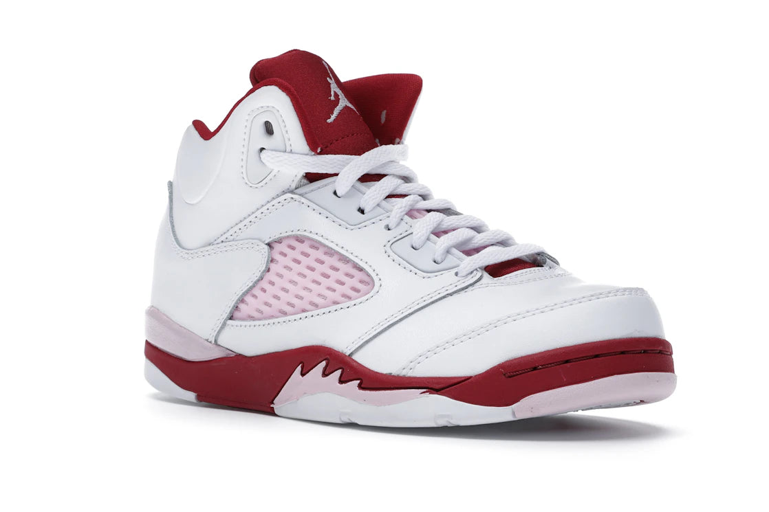 Jordan 5 Retro Weiß Rosa Rot (PS)