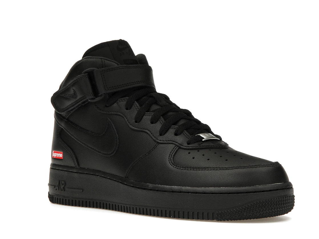 Nike Air Force 1 Mid Supreme Schwarz