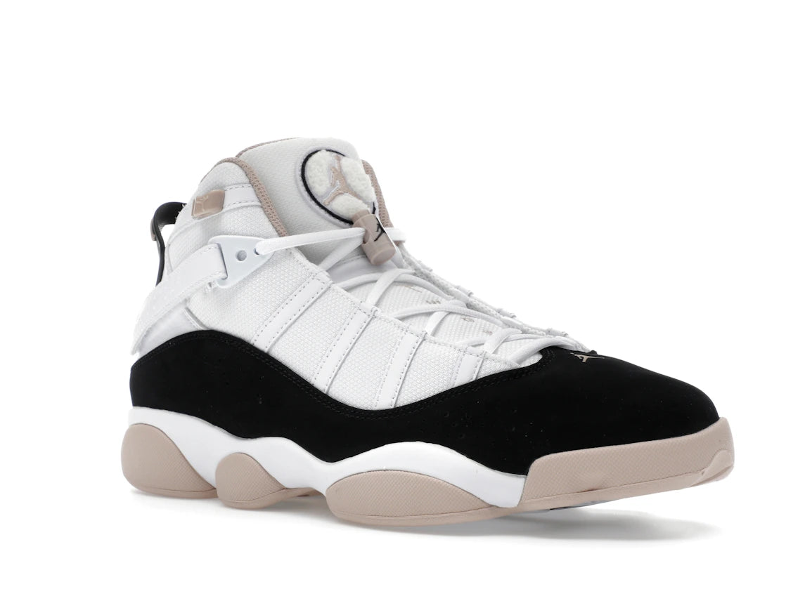 Jordan 6 Ringe Weiß Fossil Stone Schwarz